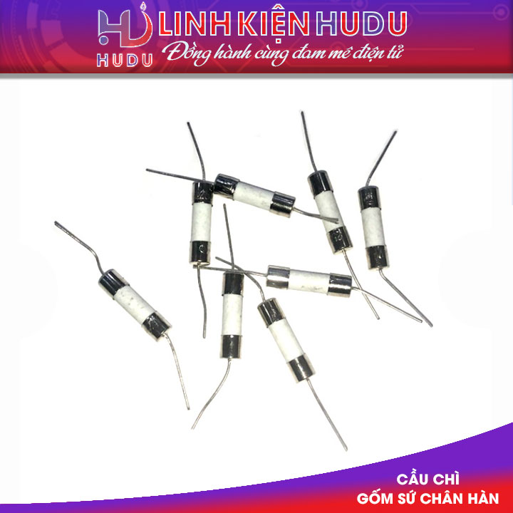 Cầu chì gốm [sứ] 15A chân hàn